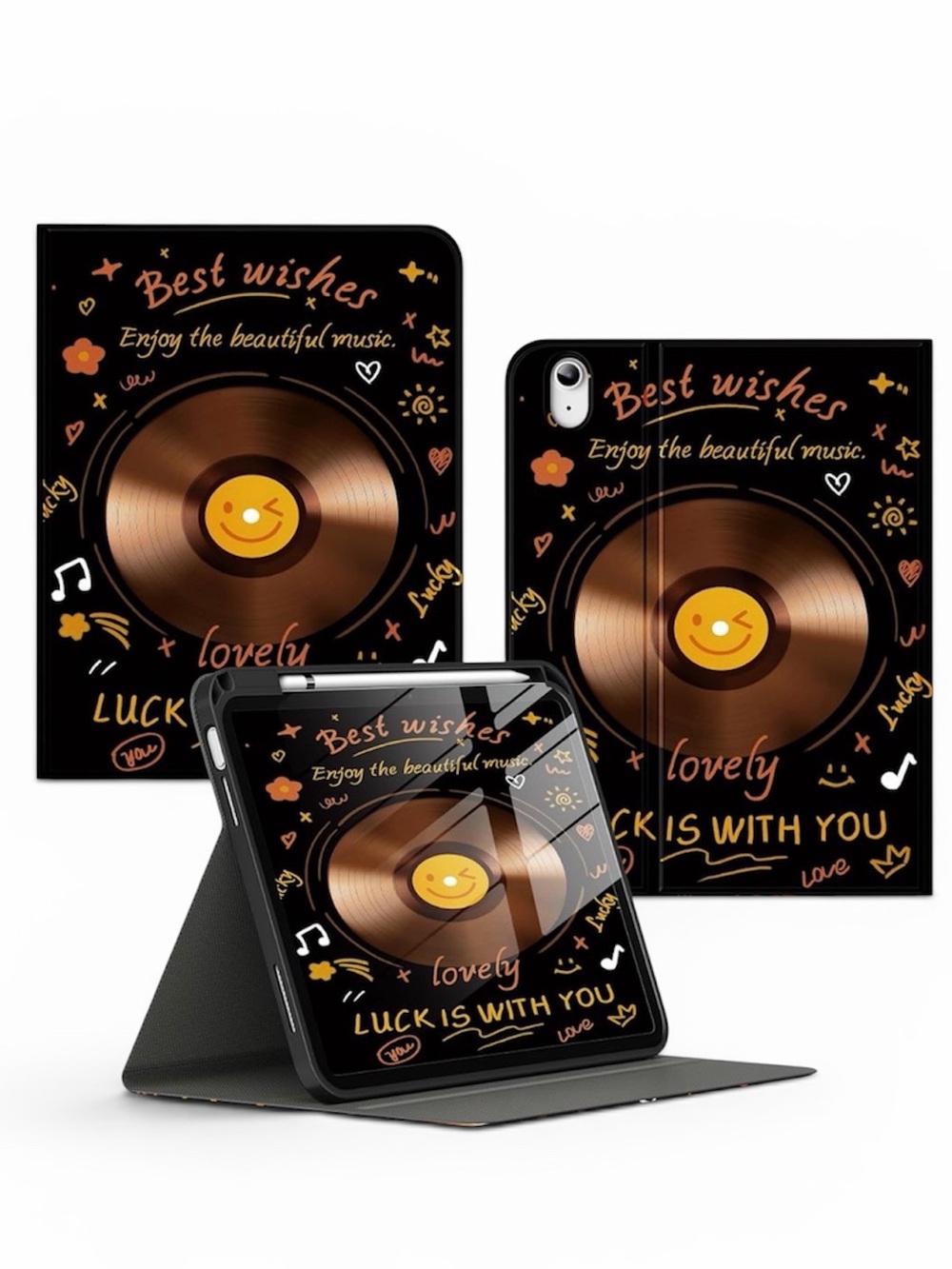 Apple iPad Case Cover Music (A16) 11-inch 2025 and iPad 10th Generation 10.9 FCT
